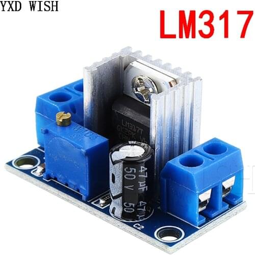 10PCS LM317 Adjustable Voltage Regulator Power Supply DC-DC Converter Buck Step Down Circuit Board Module Linear Regulator Diy