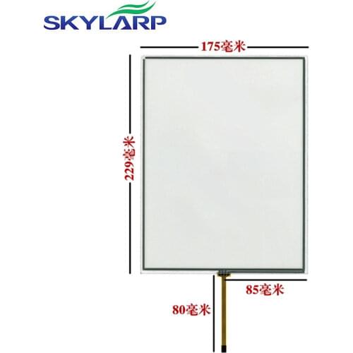 Skylarpu 4 wire touch screen panel Glass for DCC6550 7550 7500 6500 5065 242 700 4110 Digitizer handwritten screen 229mm*175mm