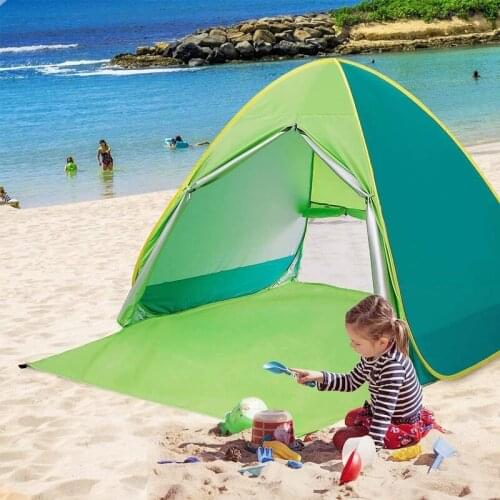 Ultralight Folding Tent Pop Up Automatic Open Beach Tent Family Tourist Fish Camping Sun Shade tent