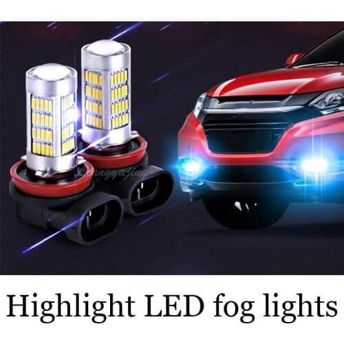 H11 H8 LED Fog Lights LED Fog Lamp Bulbs 92SMD Car DRL Daytime Running Lights Replacement Bulbs High Power Auto Fog Lamp 12V 24V
