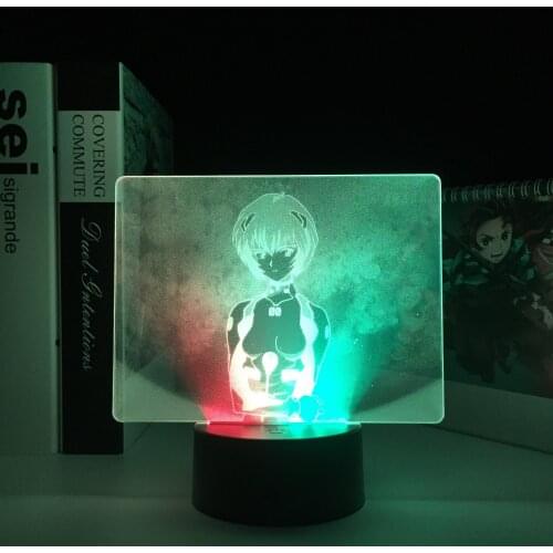 Two-Color Series 3D LED Lamp Anime Figure Visual Illusion Acrylic Light Guide Plate Home Decoration for Festival Birthday Gifts