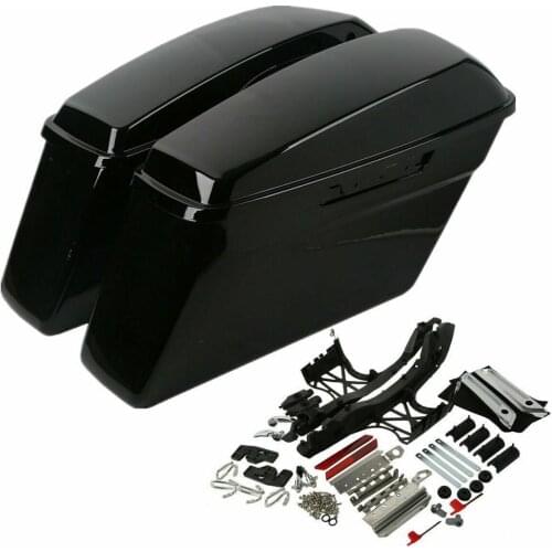 Motorcycle Hard Saddlebag Touch Latch Cover Key For Harley Touring Road King Road Glide Electra Glide 2014-2020