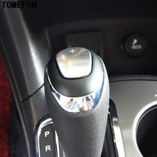 For Chevrolet Cruze 2016 2017 Holden Astra Stainless Steel Sticker Gear Shift Level Top Head Cap rim 1piece
