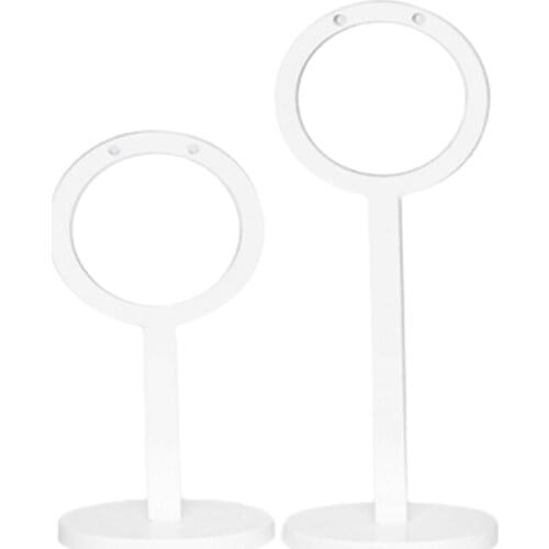 2 Pcs/Set Earrings Holder Shelf Jewelry Display Show Rack Stand Charms Professional Showcase Earring Storage Organizer