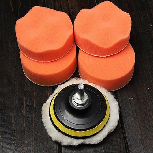 7 Pcs 3inch Buffing Pad Auto Car Polishing Wheel Kit Buffer + Drill Adapter 2020