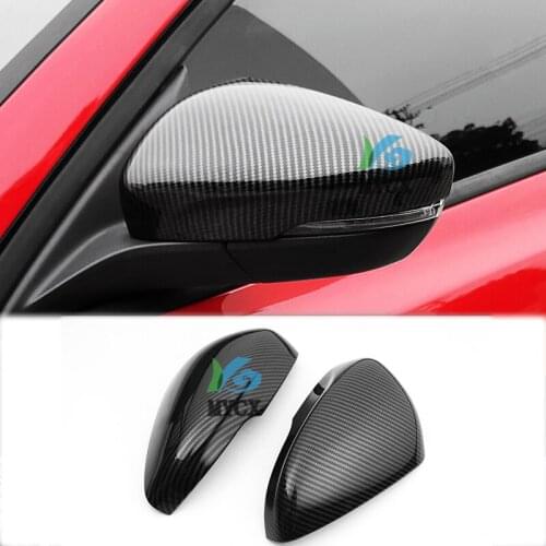Car Styling Chrome Side Door Rear View Mirror Cover Trim Overlay Molding For Ford for Focus 2019 2020