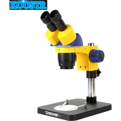 MECHANIC MC24S-B1 Zoom Stereo 5X- 160X Industrial Binocular Stereo Microscope Phone PCB Stereoscope With 0.5X/1.5X/2X Objective