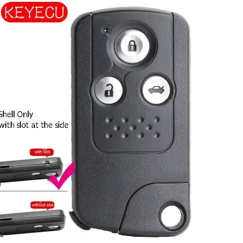 Keyecu Smart Remote Key Shell Case Fob 3 Button Replacement for Honda Accord 8th Generation 2008-2013