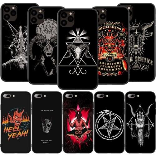 T53 Devil Satan Silicone Soft Case for iPhone 12 Mini 11 Pro XS Max XR X 8 7 6 6S Plus 5 5S SE 2020