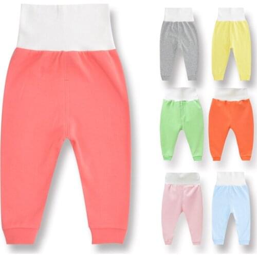 Children Spring Pants Baby High Waist Leggings 2020 Unisex Baby Toddler Girl Pants Newborn Baby Trousers