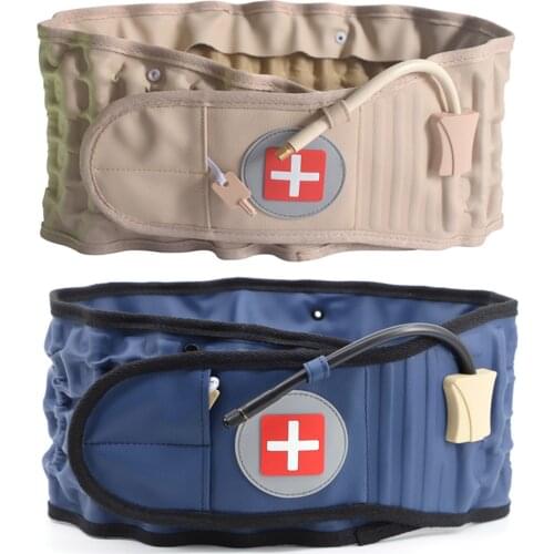 Breathable Lumbar Inflatable Traction Belt, Lumbar Support Belt for Lifting
