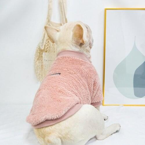 Fashion French Bulldog Jacket Sweater Coat Winter Warm Pet Dog Clothes for Small Medium Dogs Corgi Chihuahua Pug Costume KLC04