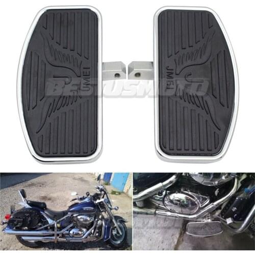 Motorcycle Front Rider / Rear Passenger Foot Pegs Rests Floorboards Footboards For Honda VTX 1300 1800 VTX1300 VTX1800 All Year