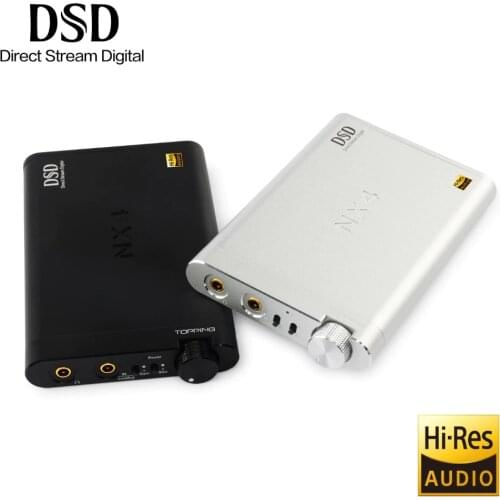 NEW Topping NX4 DSD XMOS-XU208 Chip DAC ES9038Q2M Chip Portable USB DAC DSD Decoder Amplifier Headphone AMP Amplifier