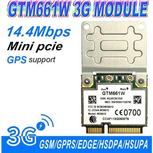3G module OPTION GTM661 14.4M WCDMA HSUPA PCI-E half size 3G network card 661 gtm661 wwan