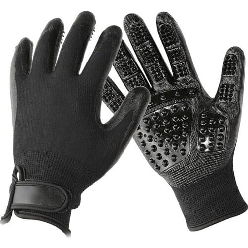 Grooming Glove for Cats Soft Rubber Pet Hair Remover Dog Horse Cat Shedding Bathing Massage Brush Clean Comb for Animals