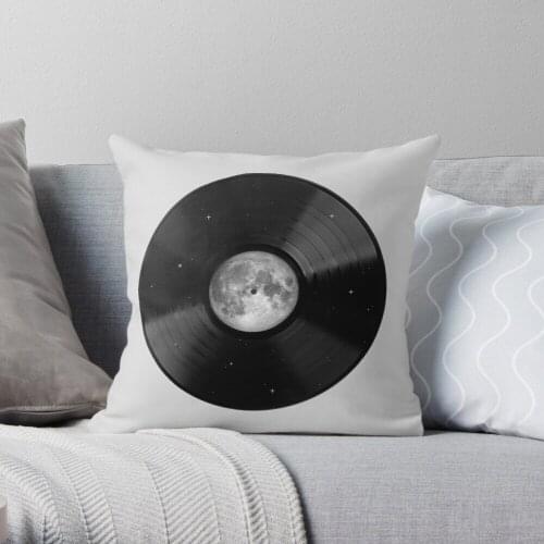 Moon Song Throw Pillow Cushion Cover Polyester throw pillows case on sofa home living room car seat decor 45x45cm