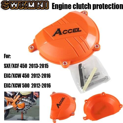 Plastic clutch case cover Guard Protector for EXCF sxf xcf exc xcw 450 500 MX enduro motorcycles motocross dirtbike parts