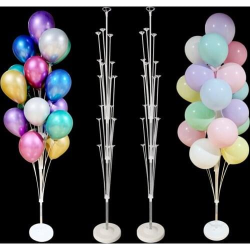 19 Tube Balloon Stand Balloon Holder Column Confetti Balloons Baby Shower Birthday Party Wedding Christmas Decoration Supplies