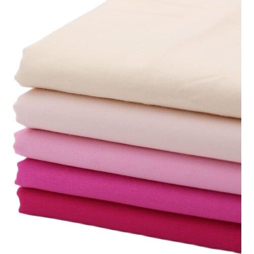Pink Fabric For Dress Sewing Textile Breathable cotton Fabrics Diy Cloth tissu Home Textile Woven Telas tecidos