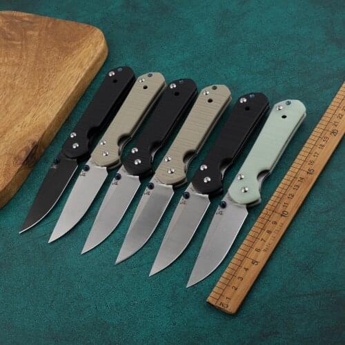 Kanedeiia folding knife sharp 9CR18MOV blade G10 handle pocket knife camping survival gift knife EDC tool tactical knife