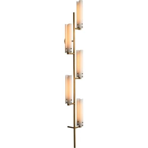 LED Modern Art Deco Copper Gold White LED Lamp LED Light Wall lamp Wall Light Wall Sconce For Bedroom