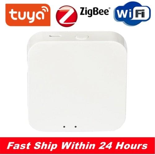 Tuya ZigBee Hub Smart Gateway TUYA Hub Smart Home Bridge Gateway Support Smartlife Work with Alexa Google Home ZigBee Gateway