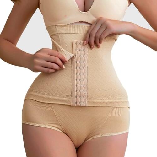 Waist trainer Women Tummy Control Butt Lifter Shapewear High Waist Shaper Shorts Thigh Slimmer Girdle Slimming Panties with Hook