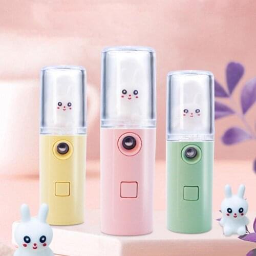 USB Charging 30ML Fine Mist Moisturizing Facial Humidifier Fine Mist Handheld Water Mist Sprayer for Outdoor Skin Care Tools