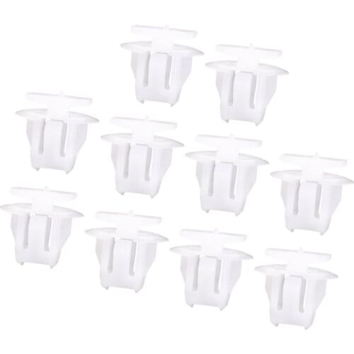 10pcs Exterior Wheel Fender Flare Molding Clip Car White Plastic Fit For Nissan X-Trail Infiniti QX56 76882-JG10A 76882JG10A