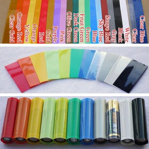 10pcs AA 14500 Battery Wrap PVC Heat Shrink Tubing Precut 14 Colors
