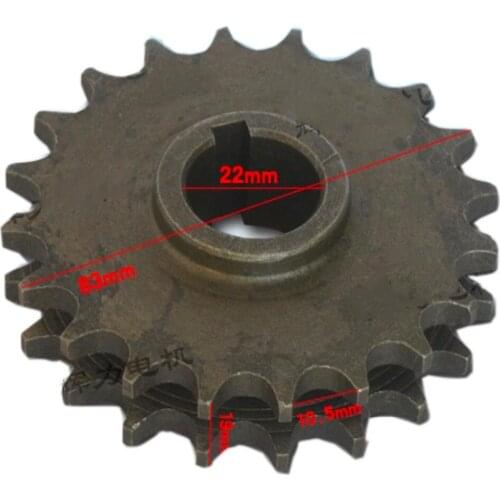428 type double row gear-20Teeths Electric tricycle motor chain gear