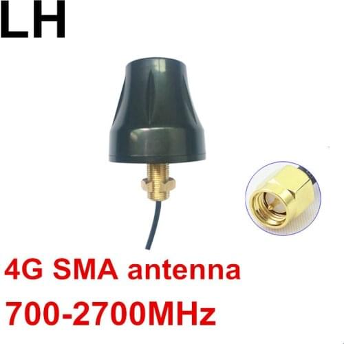 4G OMNI screw thread antenna 700-2700MHz low profile LTE antenna sma