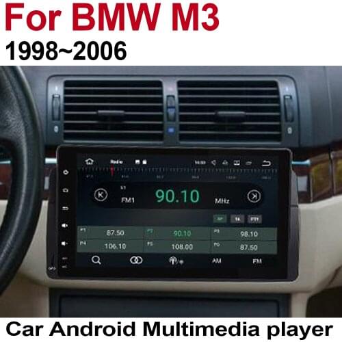 Car GPS PLAYER stereo audio navigation multimedia Android For BMW M3 1998~2006 4G screen head unit BT WIFI