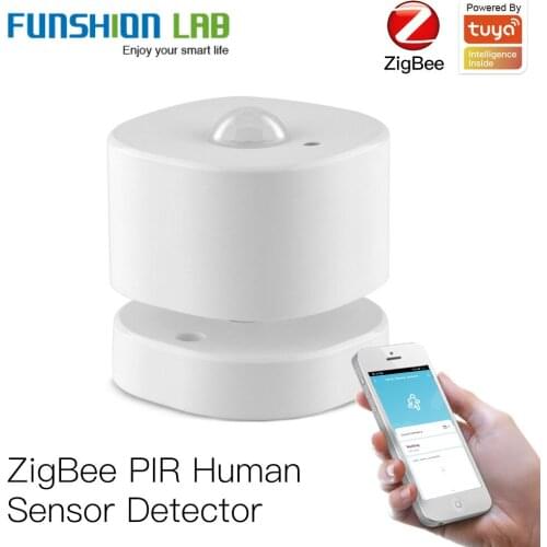 ZigBee PIR Motion Sensor Human Sensor Detector Smart Life Tuya App Control Intelligent Linkage Smart Home Alarm System