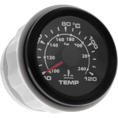 Water temperature gauge Water temp meter 40-120 C Boat Measuring Tools Panel