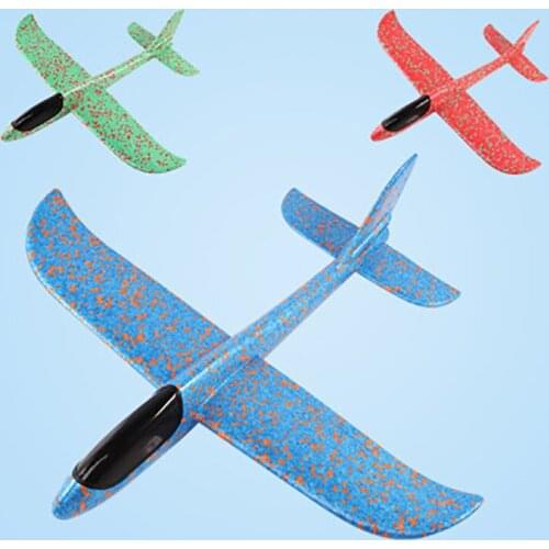 Child foam hand throwing aircraft No LED lighting EPP material soft Glider model Childrens Parent-child outdoor activity toys