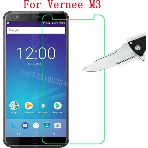 For Vernee M3 M 3 M5 M 5 Tempered Glass Front Protective Screen Protector Transparent Film