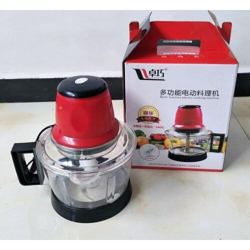 3L Electric Meat Grinder Slicer Garlic Vegetable Chopper Electric Automatic Mincing Machine Household Grinder Food Processor