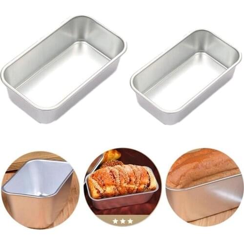 1pc Loaf Pan Rectangle Toast Bread Mold Cake Mold Carbon Steel Loaf Pastry Baking Bakeware DIY Non Stick Pan Baking Supplies