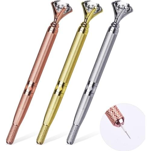 10pcs Manual Pen Microblading Tattoo Machine For Permanent makeup Eyebrow Lip tattoo 3D Embroidery Munsu Teboris With Diamond