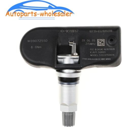 New For A udi 2005-2015 TPMS Tire Pressure Monitor 315MHZ 1K0907255D 1K0907253C 1K0998275 315MHZ