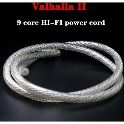 Nordost Valhalla II 9-Core 7NOFC HI-FI Audio Amplifier CD Player Power Cord US/EU Plug can be customized