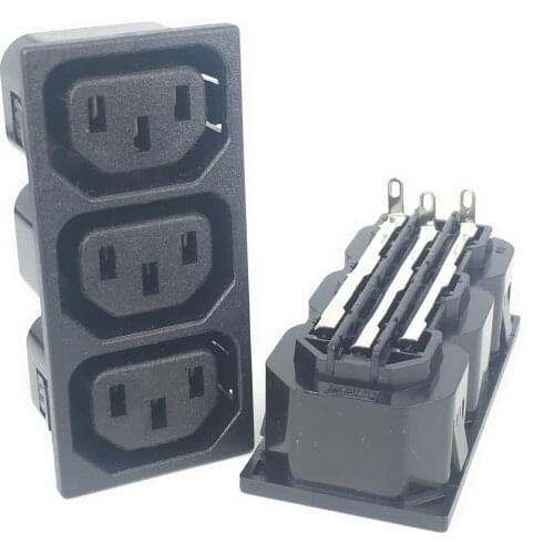 Wholesale socket IEC 60320 C8 INLET AC POWER SOCKET c8 ac power socket outlet connector