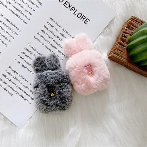 Plush Rabbit Earphone Protective Case for Apple Airpods1/2/3 Generation Wireless Bluetooth Kawaii Earphone Accessories