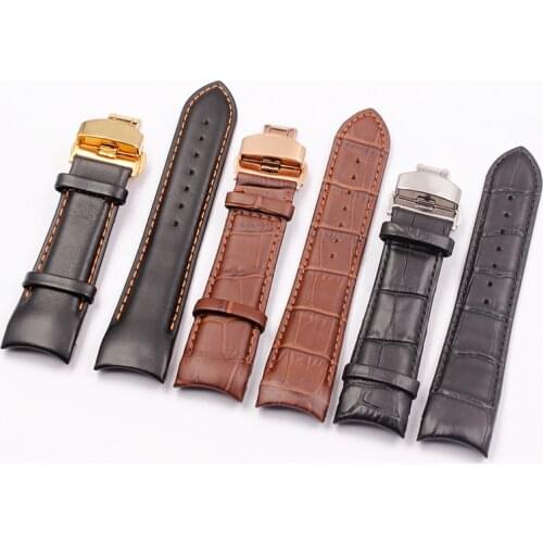 Watch Accessories For Tissot Kutu T035 Leather Strap T035627 T035617 T035407 T035410A Mens Watch Strap