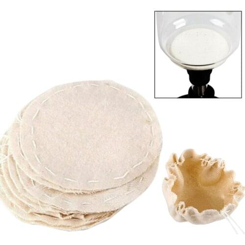 20Pcs Siphon Cloth Coffee Filters Coffee Filter Cloth Suitable for Installing Siphon Coffee Pot Reusable Syphon Pots