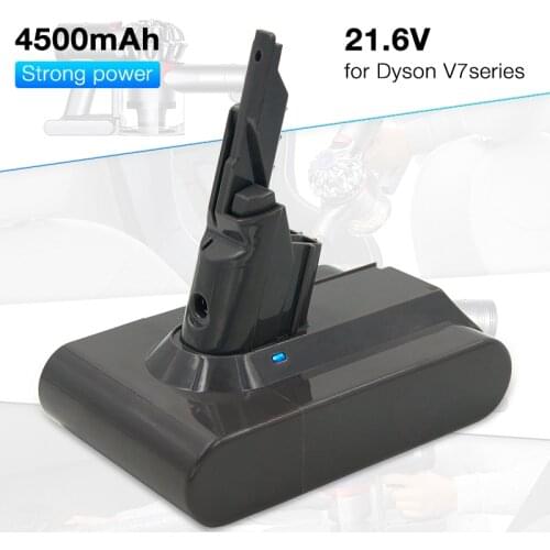 SV11 21.6V 4500mAh Li-ion Rechargeable Replacement Battery for Dyson V7 Vacuum Cleaner V7 fluffy V7 Animal Dyson V7 Battery