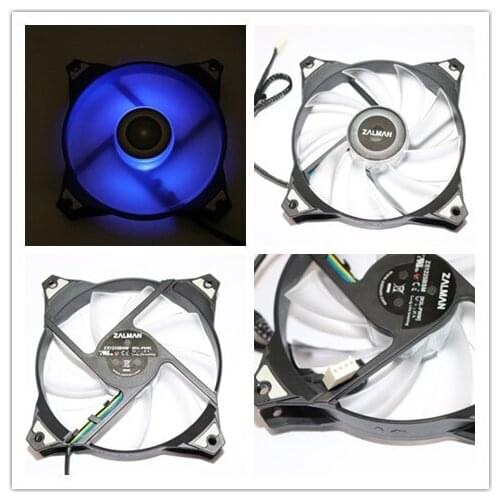 12cm cm Chassis 12025 cpu Fan 4-pin pwm cooling fan Blue LED Lights pc set up gaming cooler
