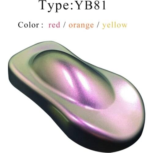 YB81 Chameleon Powder Coating Chameleon Pigment for Automotive Arts Crafts Nail Decoration Changeabl